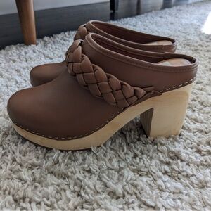 Dolce Vita Brown Braided Mules